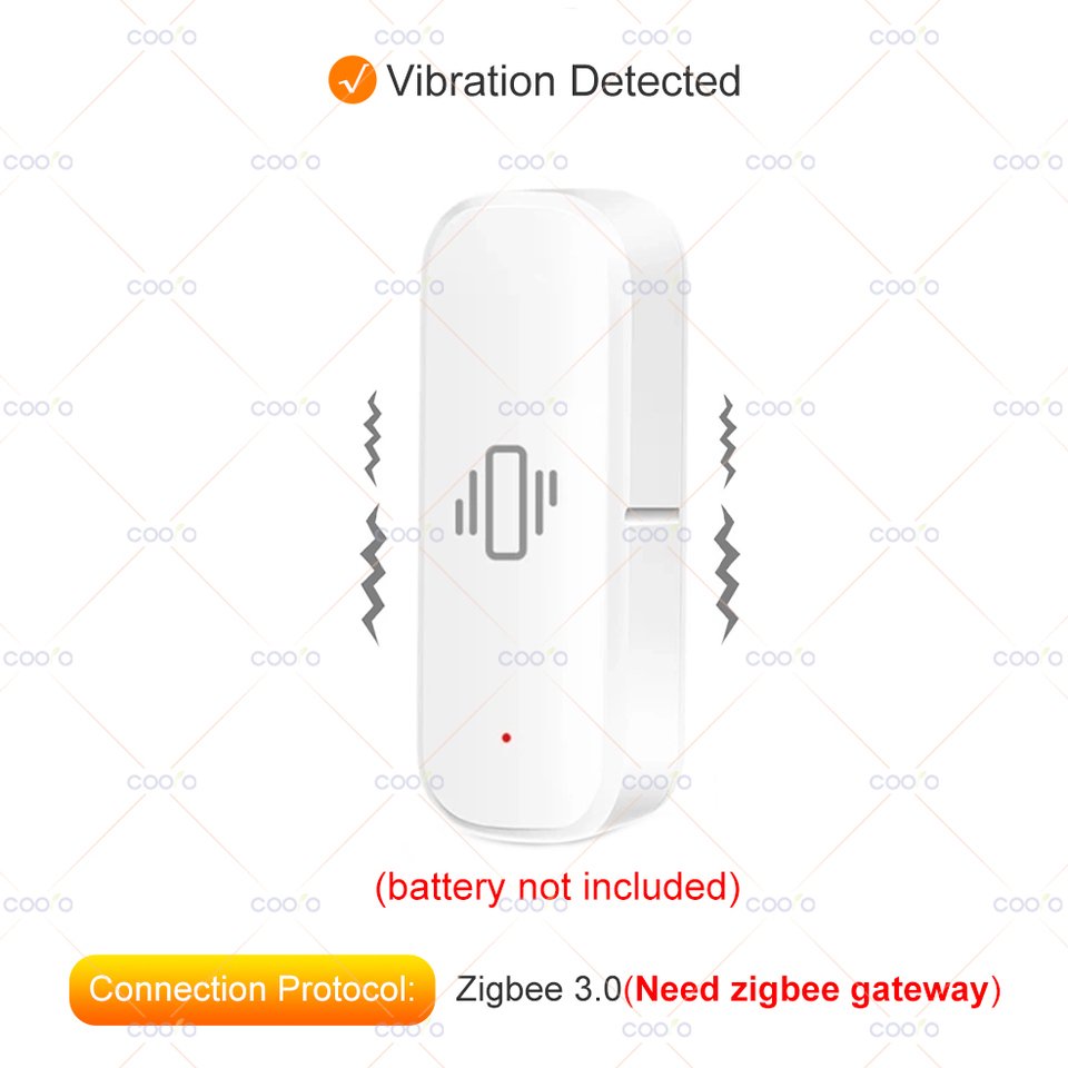 

Датчик Вибрации Zigbee С Определением Наклона XYZ, Сигнализация О Ударах И Движениях В Реальном Времени, Защита Дома