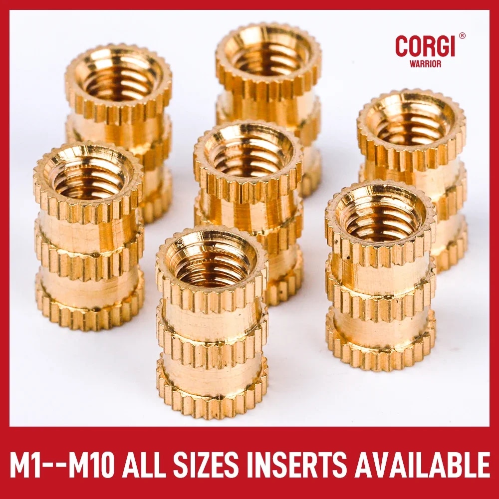 

Медные встраиваемые гайки Corgi Warrior M1-M10 5/100 шт.