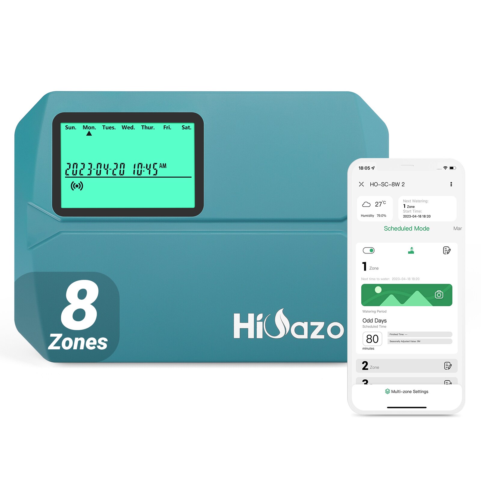 

INKBIRD HO-SC-8W Wi-Fi таймер полива 8 зон