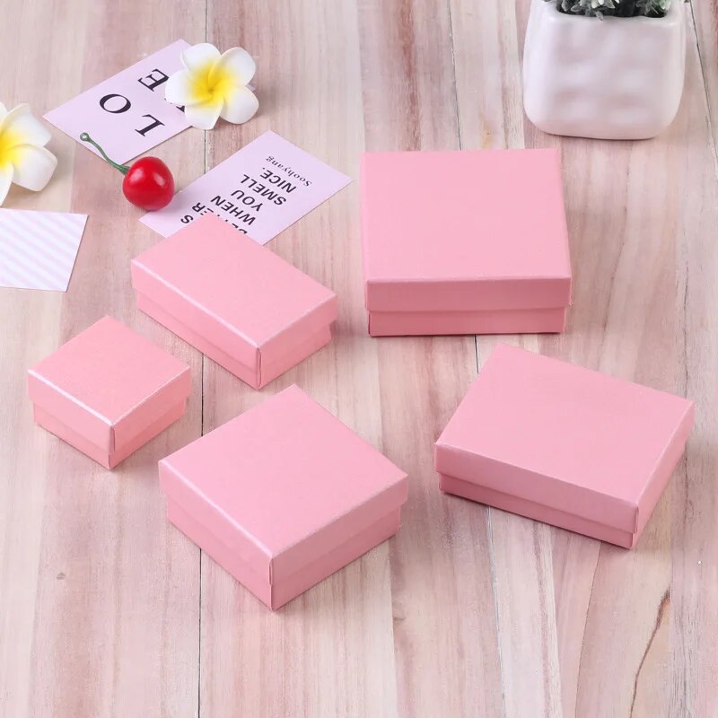 

weikende Крафт-коробка для украшений 7x7x3 см