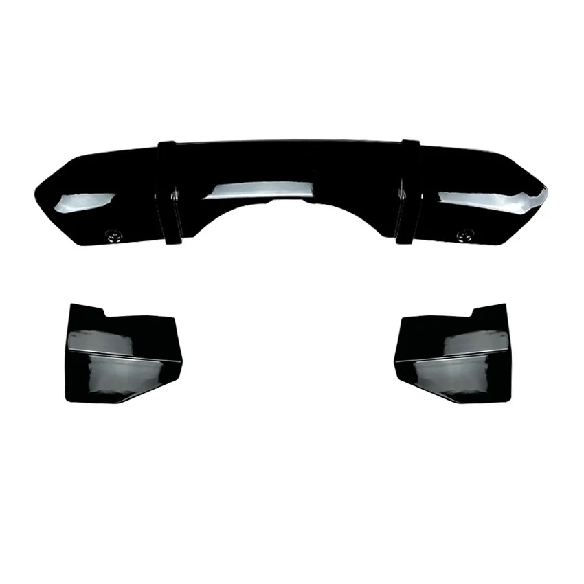 

2014-2018 для BMW X5 F15 M Sport M-Tech MP задний бампер, диффузор, спойлер, боковой разделитель, крышка ABS, глянцевое черное углеродное волокно