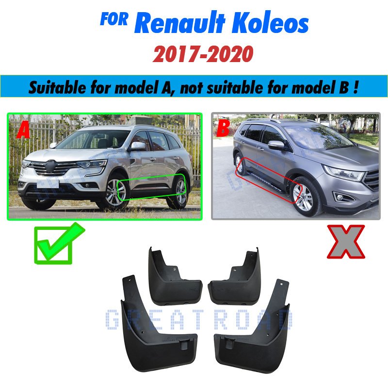 

Для Renault Koleos 2017-2023 2018 2019 2020 2021 2022 автомобильные брызговики брызговики брызговики брызговики аксессуары для крыльев