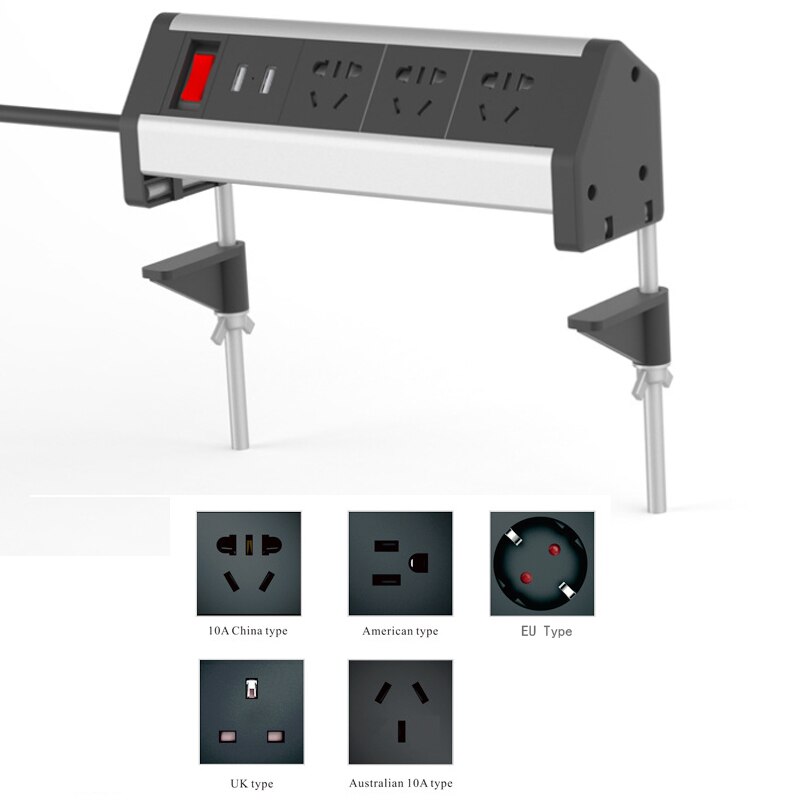 

Настольная розетка с 2 USB портами