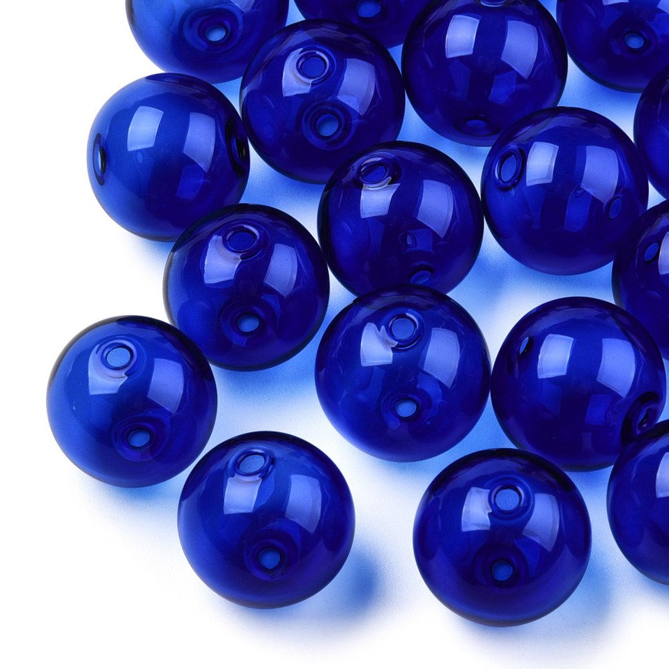 

Бусины из стекла Pandahall, прозрачные, круглые, 10 шт.