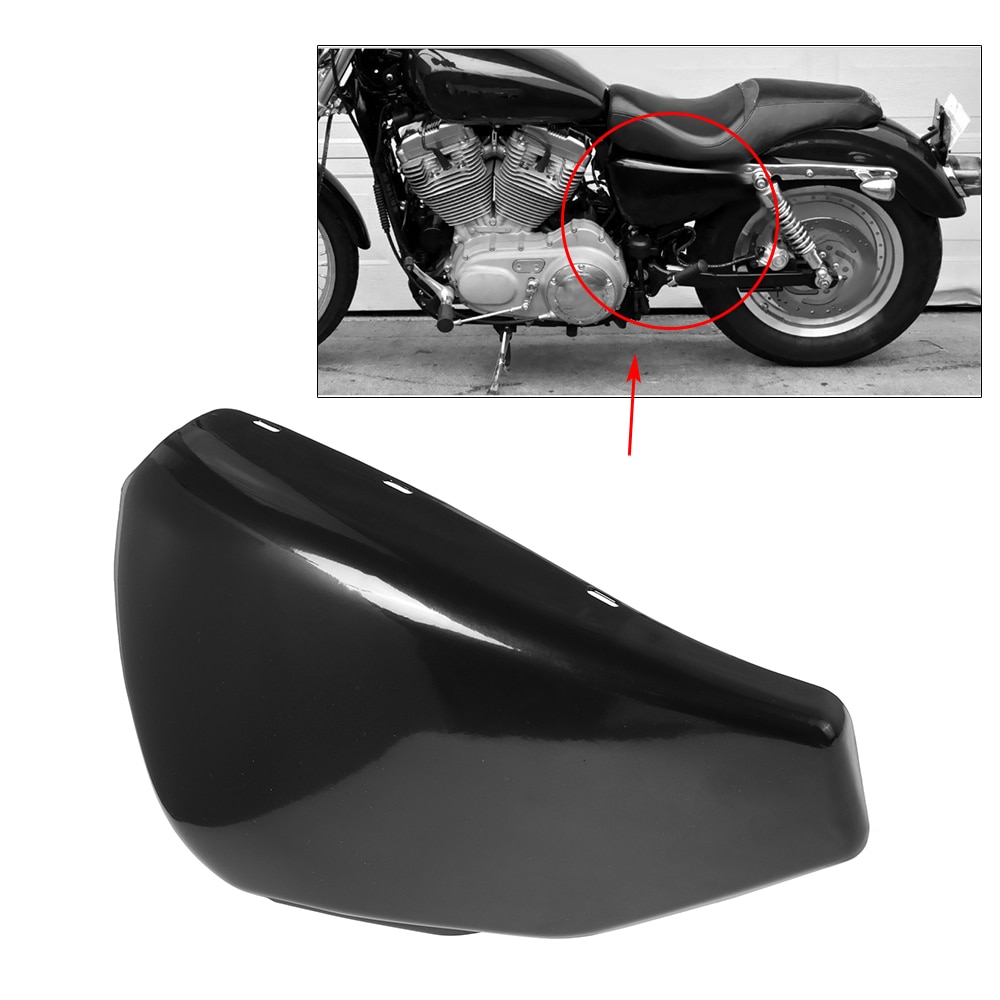 

Левая боковая крышка аккумулятора подходит для Harley Sportster XL883 XL1200 1200 883 2004-2013 11