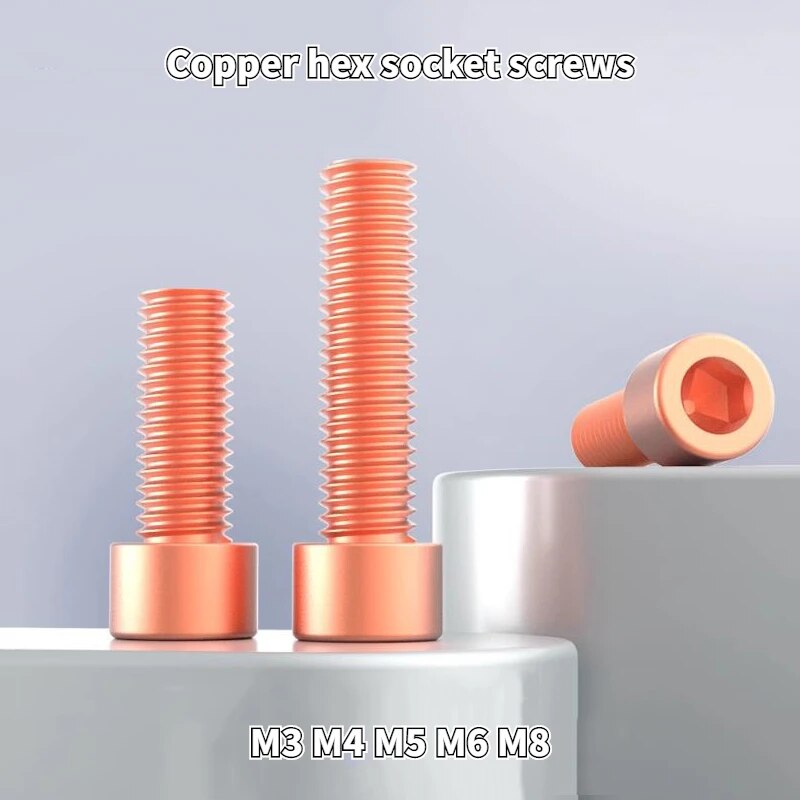 

Медные винты T2 с шестигранной головкой M3 M4 M5 M6 M8