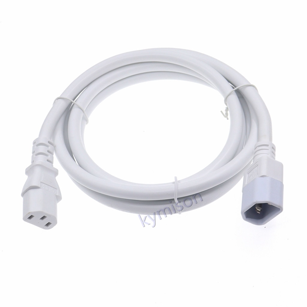 

Кабель-удлинитель IEC320 C14 к C13 PDU, 15 А, 250 В, штекер-гнездо 14AWG, 3G, 0,5 мм, белый, м/1 м/2 м