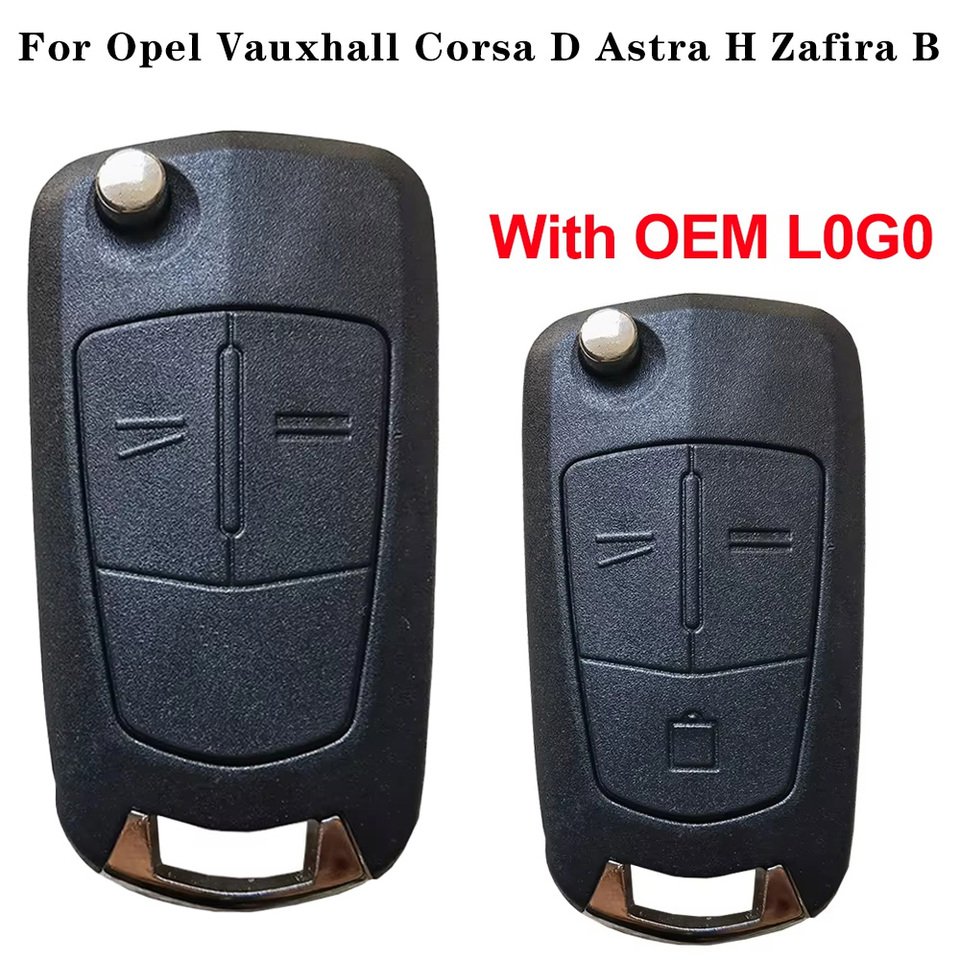 

Для Opel Vauxhall Corsa D Astra H Zafira B 2004 2005 2006 2007 2008 2013, оригинальный флип-чехол с логотипом и дистанционным управлением для ключа автомобиля