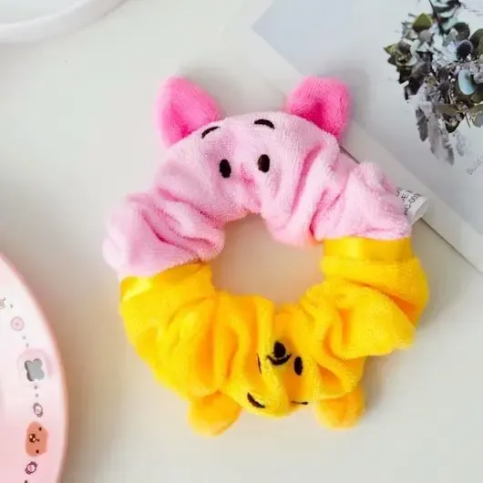 

Женская резинка для волос Disney Stitch Scrump, эластичная разноцветная повязка для волос, держатель для хвоста, повязка на голову, аксессуары для волос, резинки для волос с героями мультфильмов