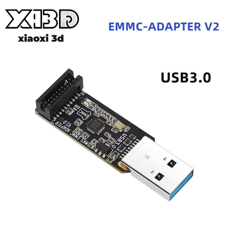 

XIAOXI 3D MKS EMMC-ADAPTER V2 USB 3.0 считыватель для MKS EMMC модуль Micro SD TF карта MKS Pi MKS SKIPR аксессуары для 3D-принтеров