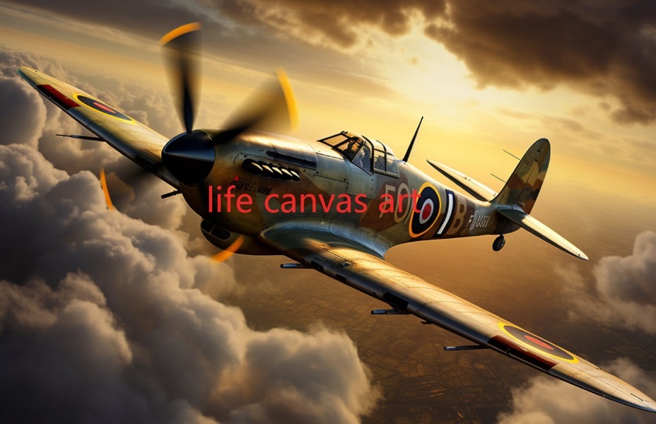 

Индустриальный стиль художественный постер самолет Spitfire солнечный свет авиация пейзаж холст живопись настенные принты картина комната домашний декор