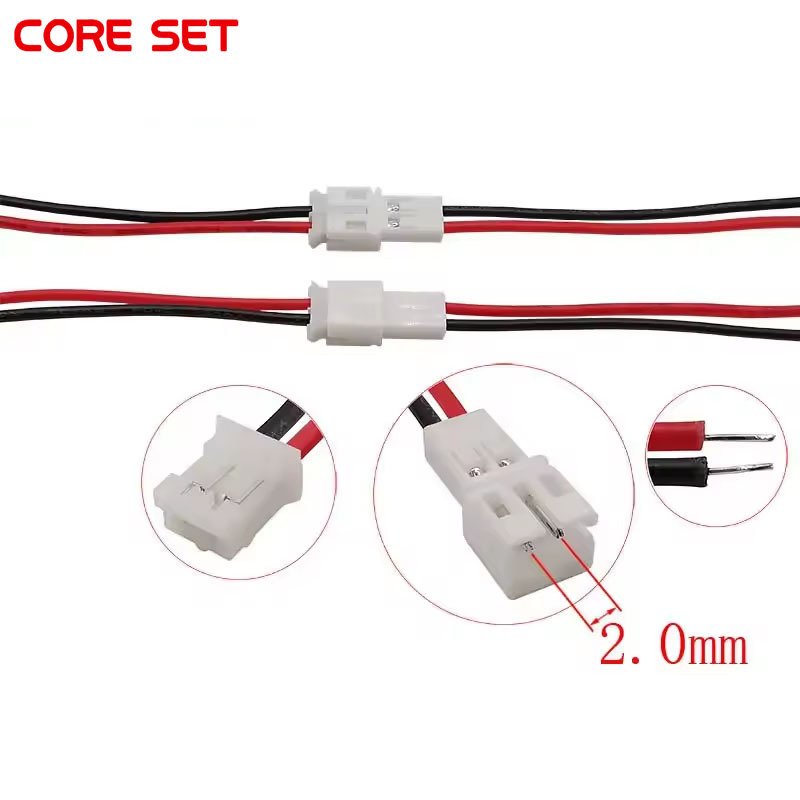 

CORE SET Micro JST 2.0mm PH2.0 разъемы 2-контактные 5 пар