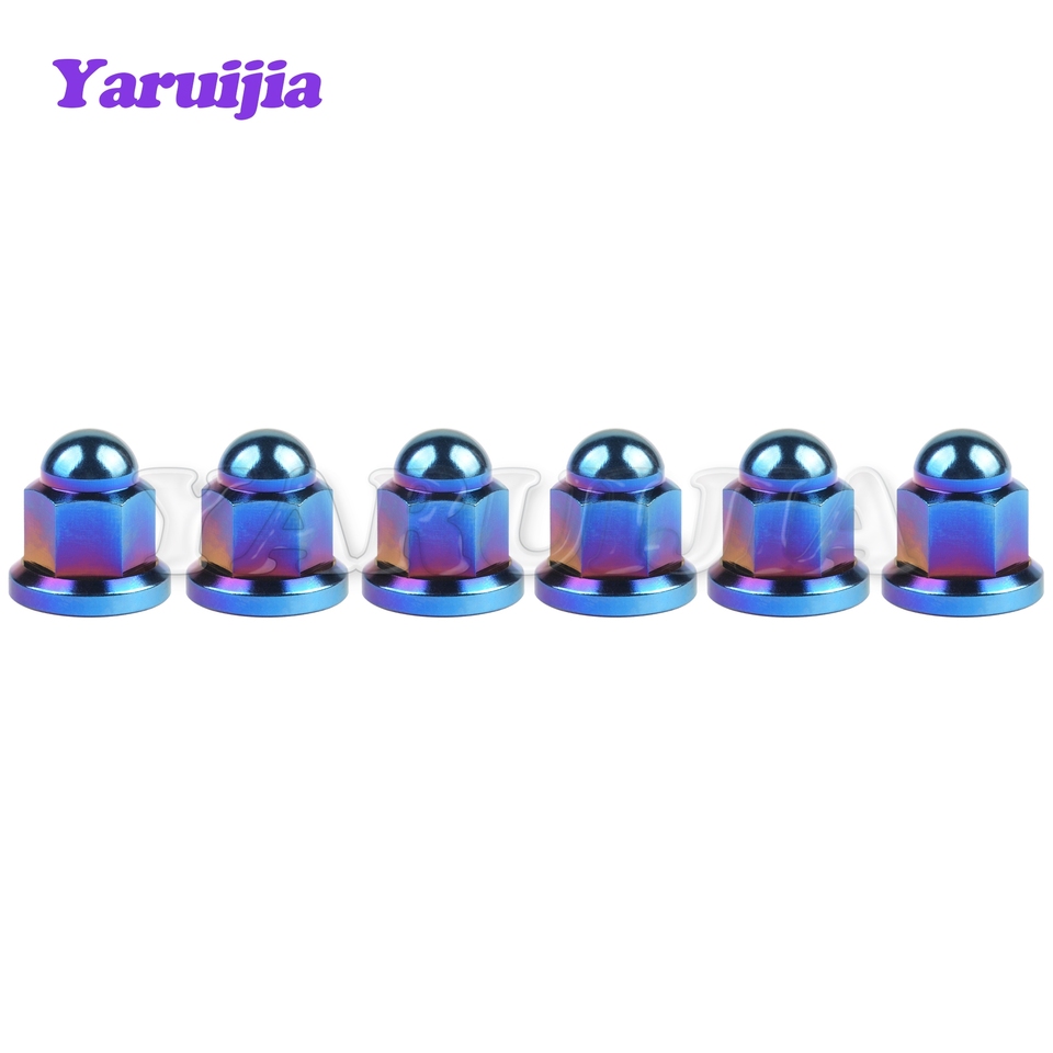 

Шестигранные титановые гайки Yaruijia M6/M8/M10 6 шт.