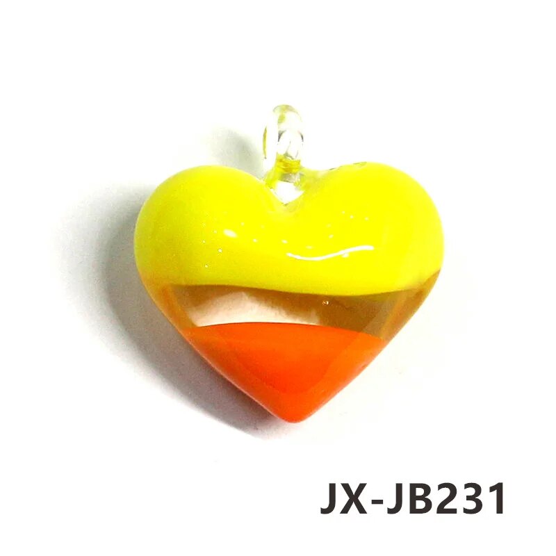 

2 шт. стеклянные прозрачные сердечки JSSMTLP