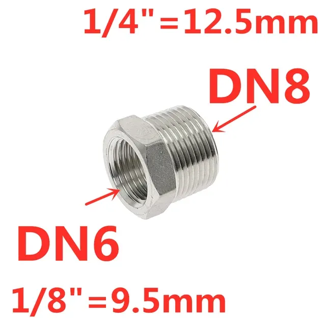 

Фитинги для труб из нержавеющей стали 1/8", 1/4", 3/8", 1/2" BSP