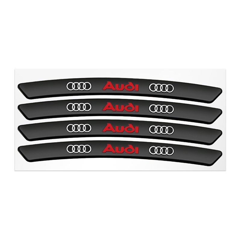 

4 шт., алюминиевые автомобильные диски для Audi Sline A3 A4 A4L A5 B3 B4 B5 B6 B7 B8 RS3 Quattro C5 C6 C7 A1 Q7 Q6