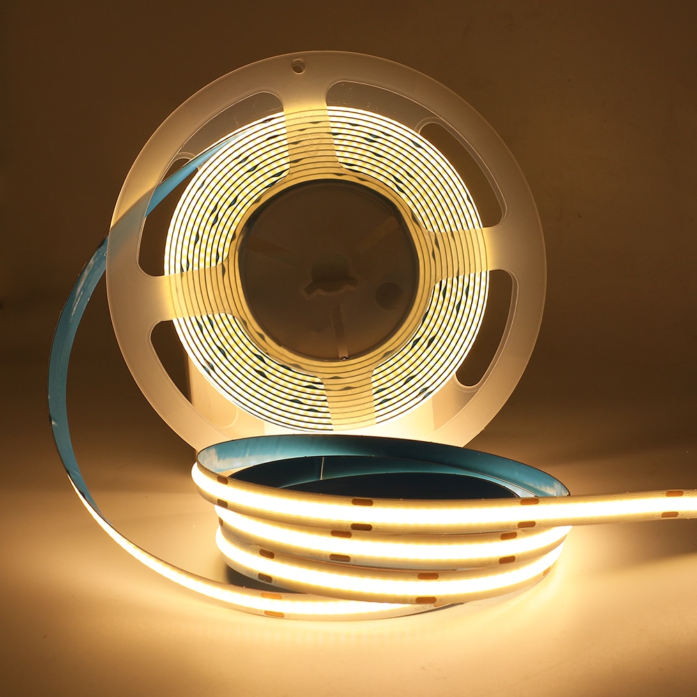 

RGBCW Светодиодная лента COB 12В/24В 320LED/м