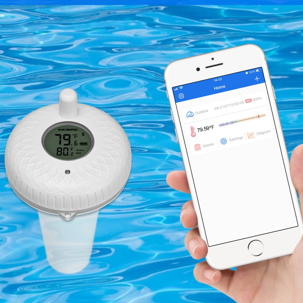 

INKBIRD IBS-P01B Беспроводной плавающий термометр для бассейна