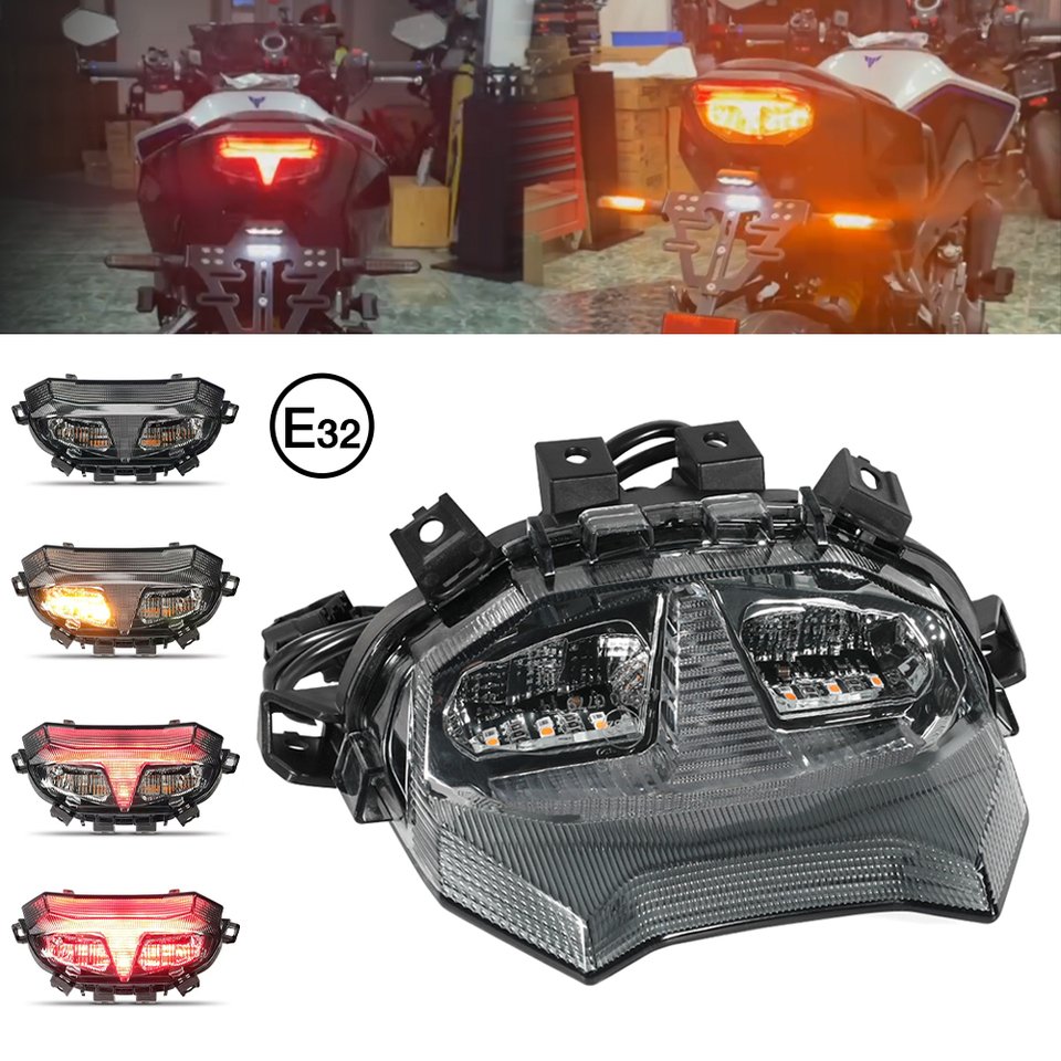 

Задний фонарь мотоцикла MT-09 SP 2024 для YAMAHA MT09 Y-AMT MT-09SP 2025, задний стоп-сигнал, задний фонарь, светодиодный указатель поворота, мигалка