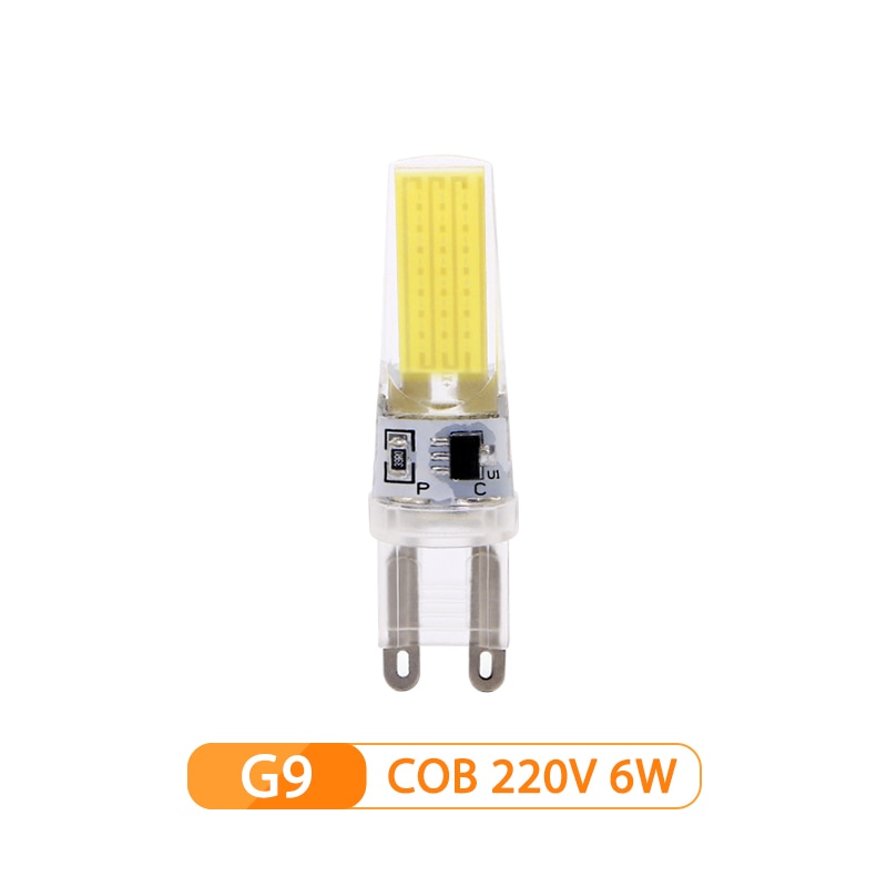 

Светодиодные лампы YNL G4/G9/E14 3/6 Вт 12/220 В COB теплый/холодный белый 2 шт.