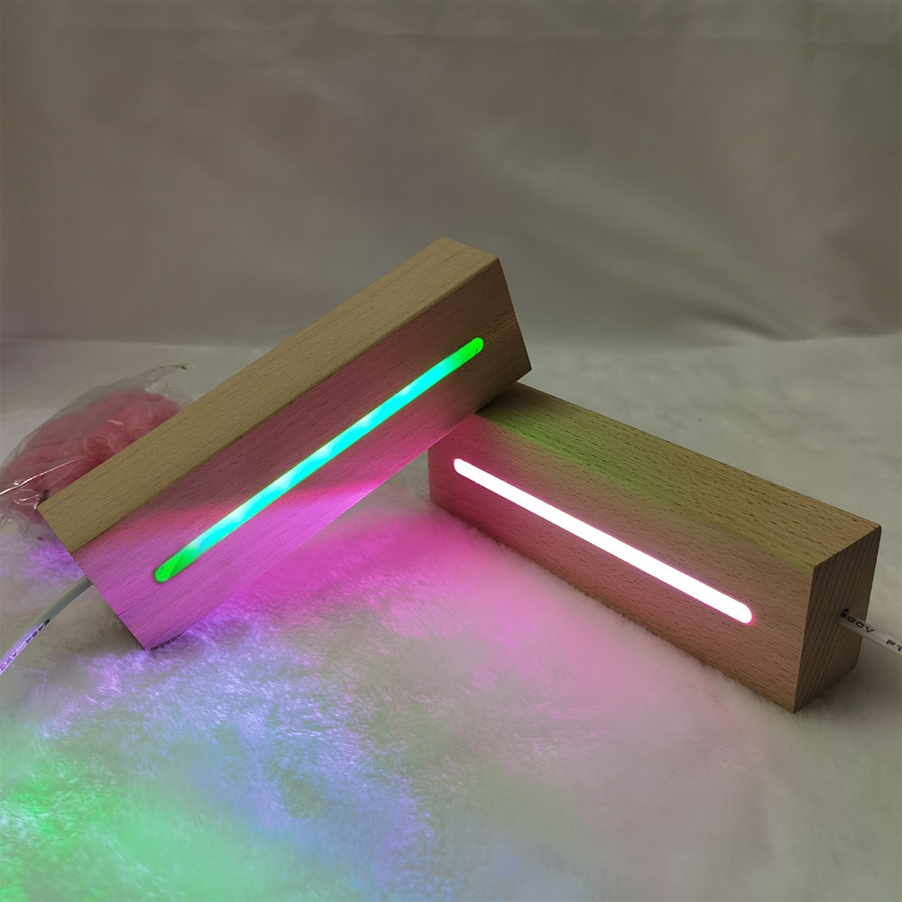 

Деревянная светодиодная база Ligghig Rectangle Solid Wooden LED Base