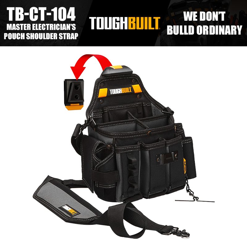 

Сумка ToughBuilt TB-CT-104 Master для электрика + сумка для упаковки инструментов на плечевом ремне