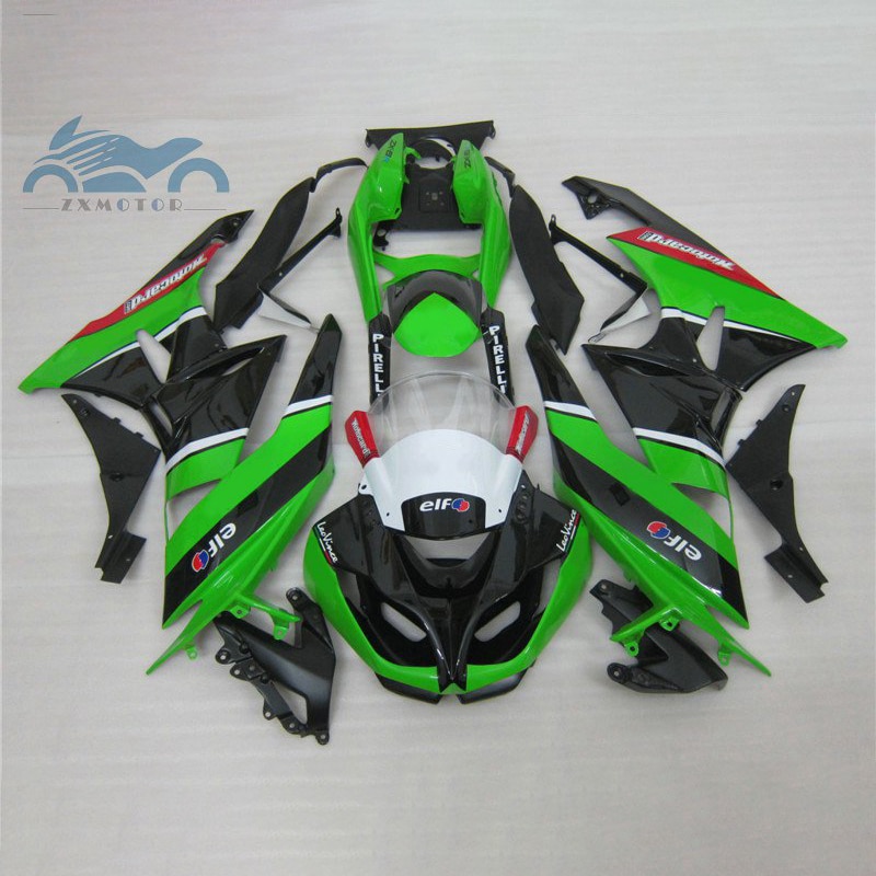 

Пользовательские обтекатели комплект для KAWASAKI Ninja 2009 2010 2011 2012 ZX6R мотоцикл Спорт гонки обтекатель набор ZX6R 09-12 запасные части корпуса