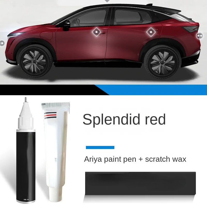 

Ручка для краски подходит для Nissan Ariya, фиксатор краски, нефритовые бусины, белые специальные автомобильные принадлежности Iriya, модифицированные детали, оригинальная автомобильная краска