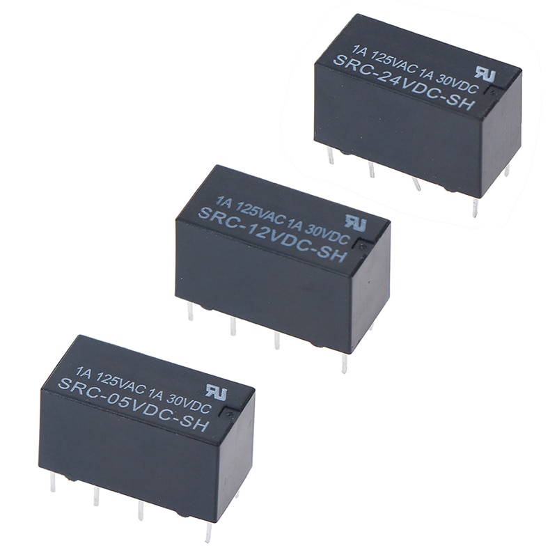 

8-контактное реле SRC-05VDC-SH SRC-12VDC-SH 5В 12В 24В SRC-24VDC-SH
