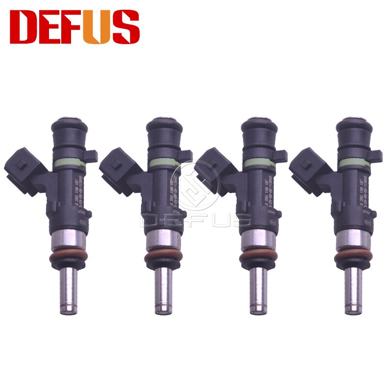 

4X OEM 0280158167 топливный инжектор для Fiat Lancia Alfa 500 1.4L L4 12-13 топливный инжектор