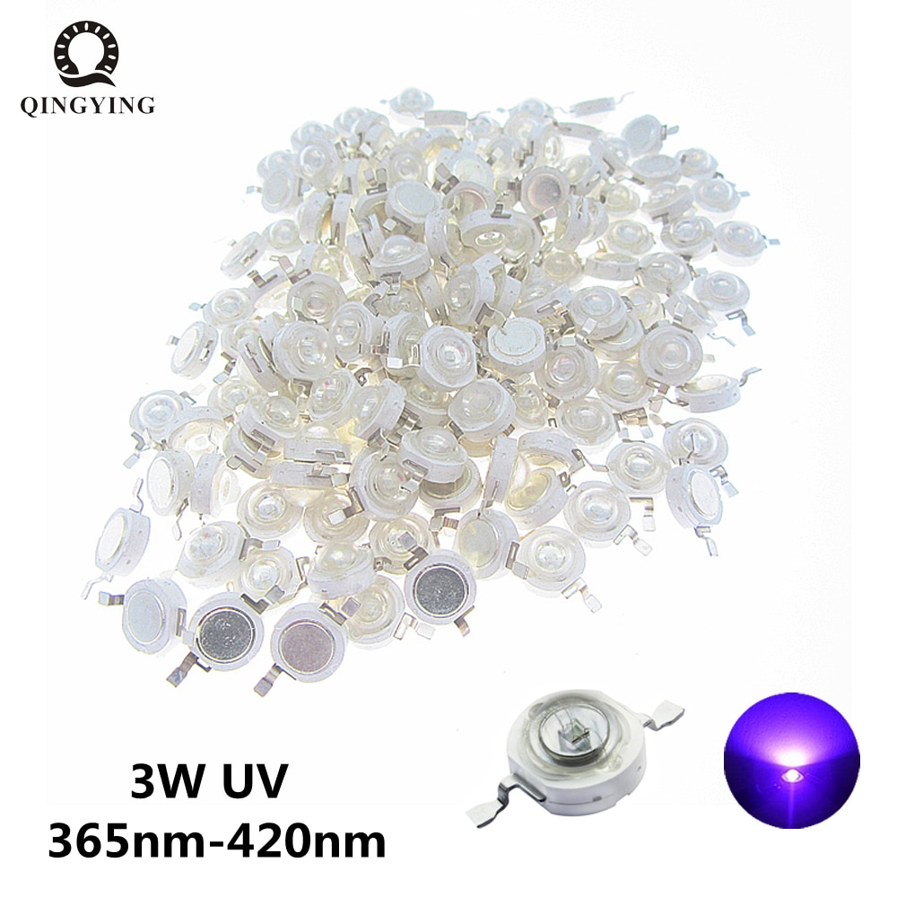 

Фиолетовые световые бусины QINGYING 3W UV LED