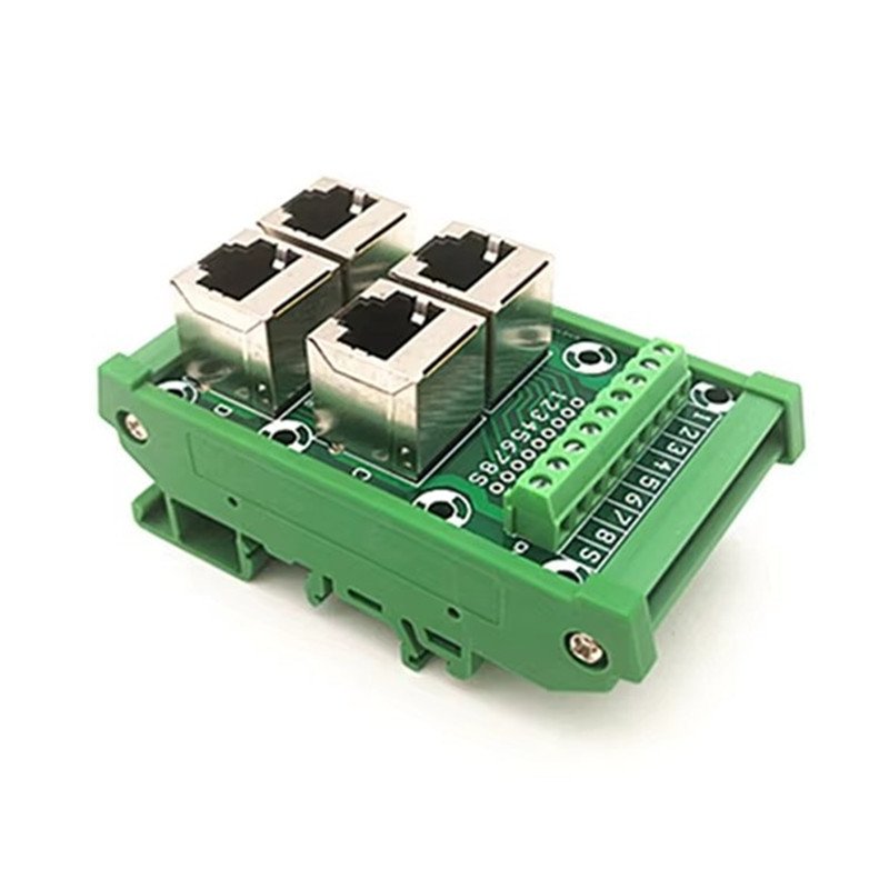 

Клеммный блок RJ45 4-х полосный