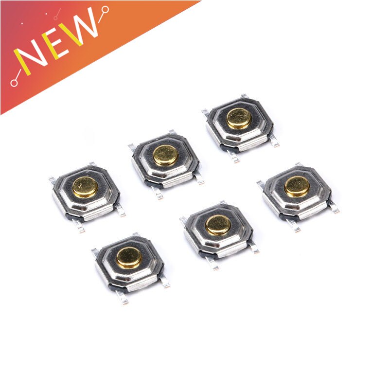 

10 шт. 4X4x1,5 мм 4PIN SMD кнопочный переключатель TACT переключатель микроключевые выключатели питания 4*4*1,5 4X4x1,5 дюймов
