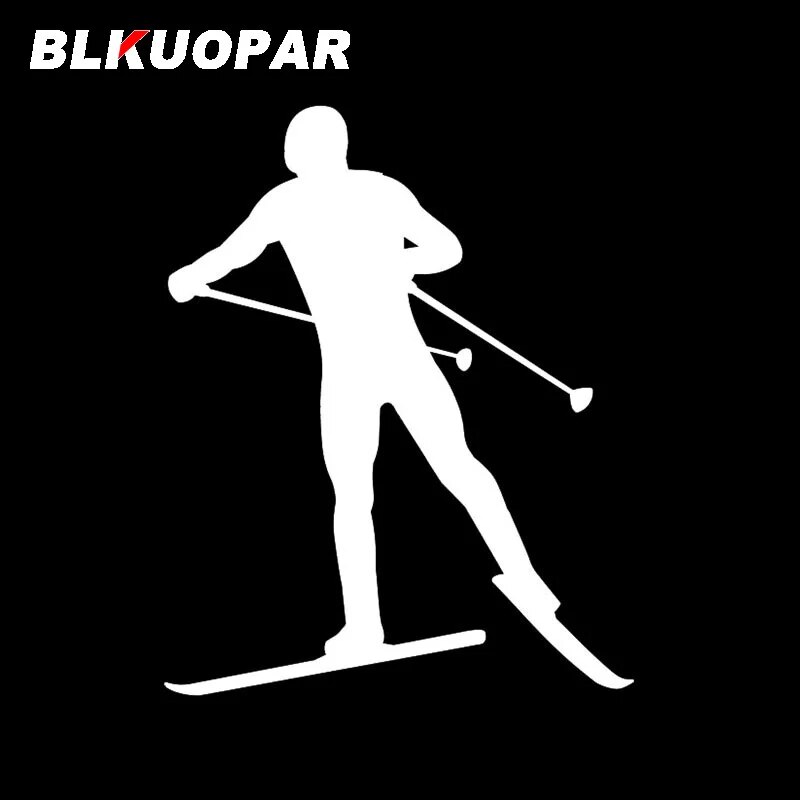 

BLKUOPAR для пересеченной местности катания на лыжах автомобильные наклейки водостойкие граффити Переводные персональные лобовое стекло ноутбук уличные знаки Стайлинг автомобиля