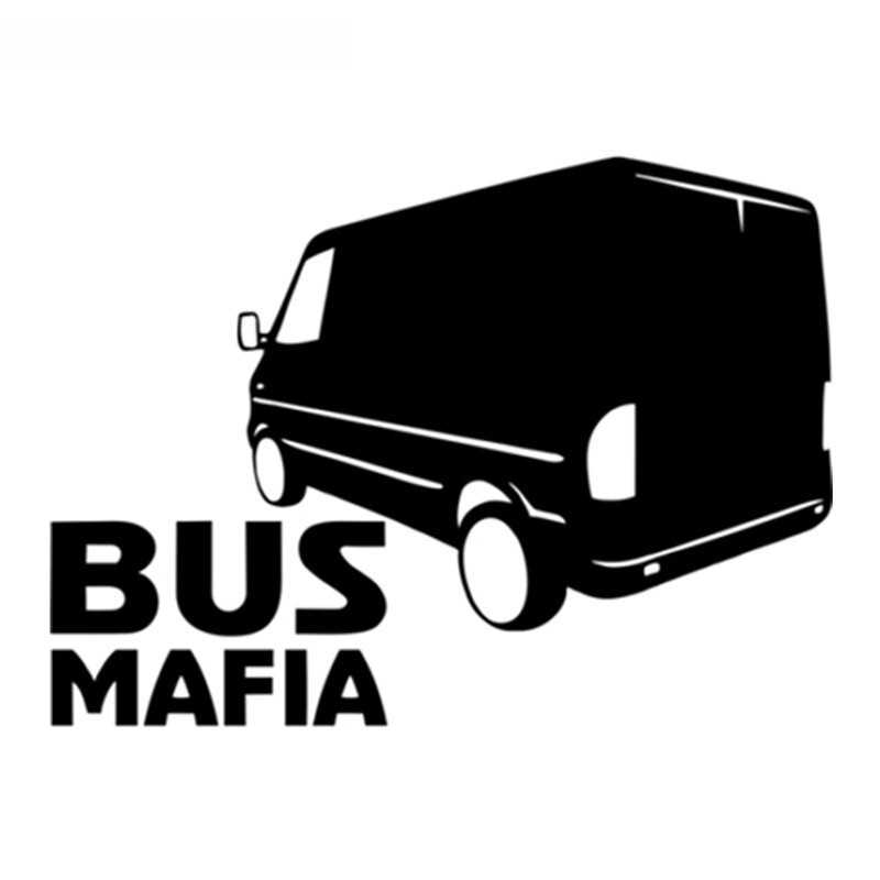 

20 см * 15 см авто забавный автобус мафия для Mercedes Sprinter автомобильная наклейка ПВХ водонепроницаемые солнцезащитные наклейки автозапчасти