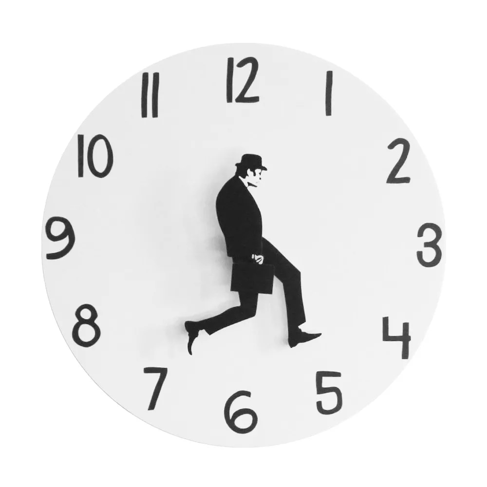 

Настенные часы The Vinyl Clock "Министерство Глупых Прогулок"