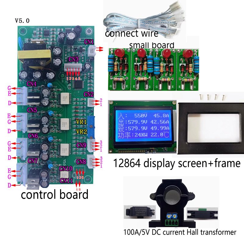 

Автоматический синхронный понижающий модуль IGBT, плата управления приводом + управление MPPT