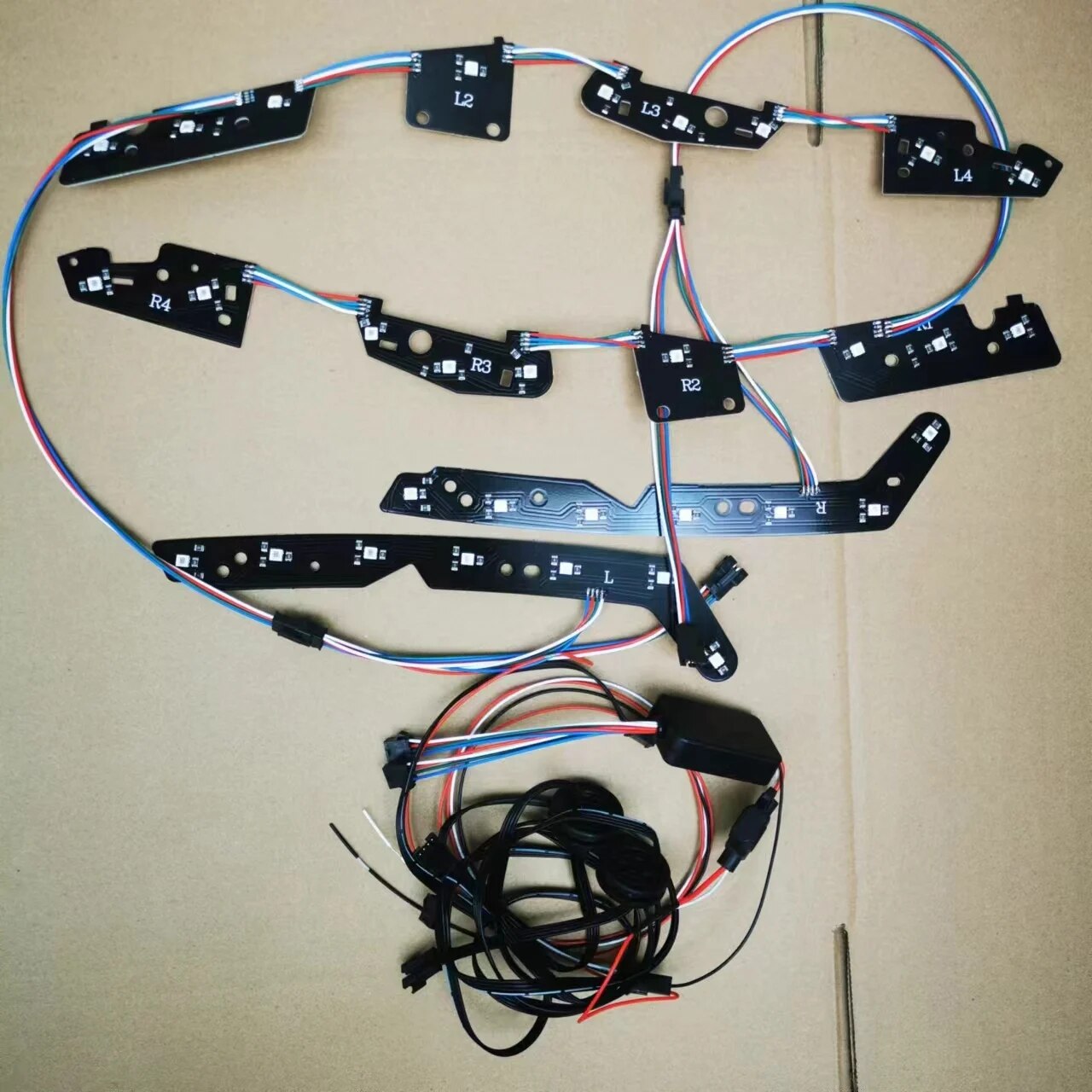 

Icedriver для платов JEEP Grand Cherokee RGB DRL 2014-2021, разноцветные лампы DRL, красные лампочки