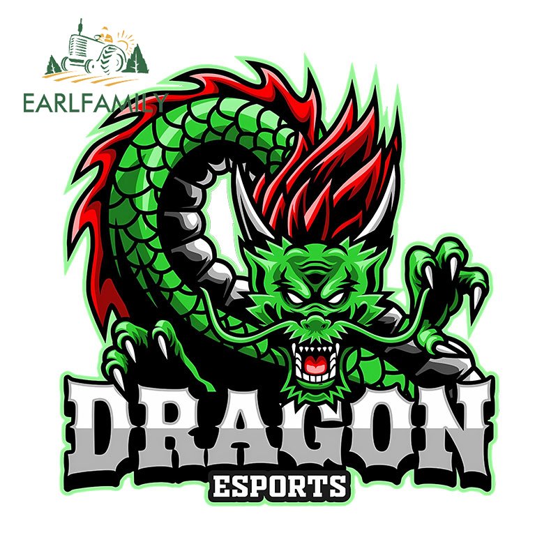 

EARLFAMILY 13 см x 7,9 см для двойного дракона, аркадная игра, автомобильная наклейка, защита двери автомобиля, наклейка, гоночные окна, фургон, графика