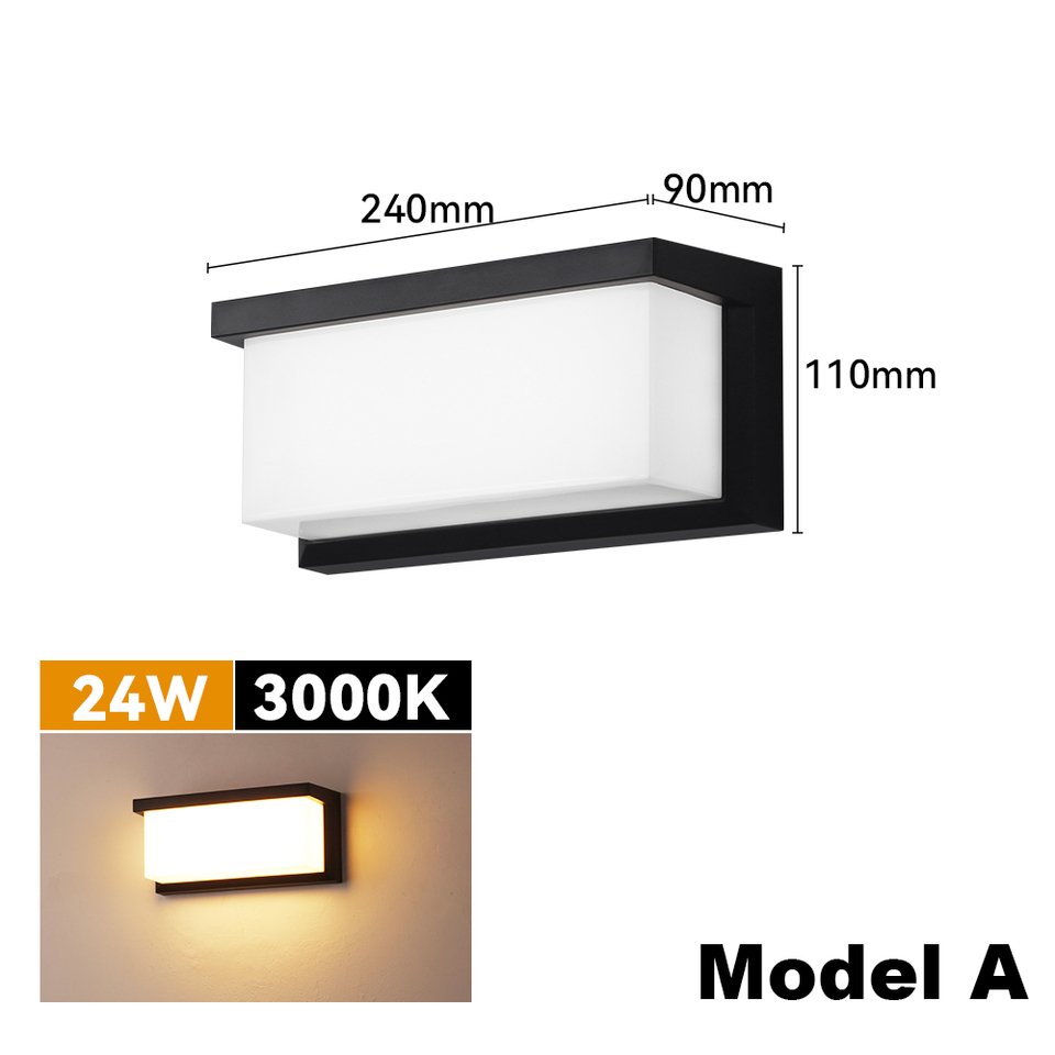 

ebuybest наружный настенный светильник LED черный 24Вт