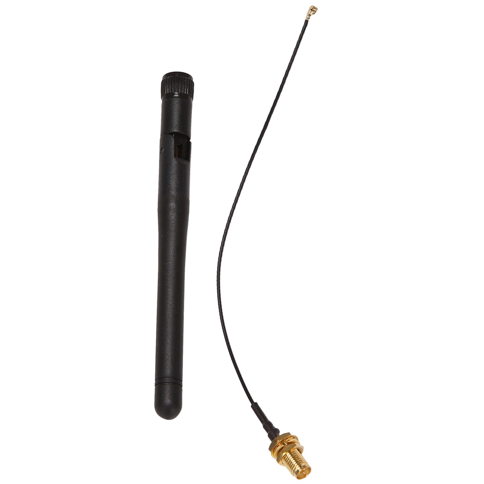 

Антенна 433 МГц 5dBi GSM RP-SMA Штекер Резиновая водонепроницаемая антенна Lorawan + Небольшой удлинитель кабеля IPX-SMA