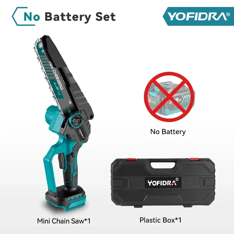 

Yofidra 8-дюймовая бесщеточная электропила аккумуляторная для Makita 18 В