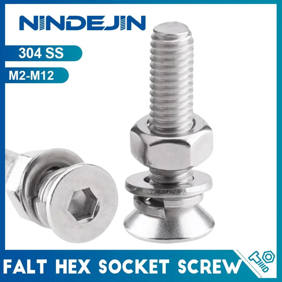 

Набор крепежа NINDEJIN из нержавеющей стали 304 M2-M10