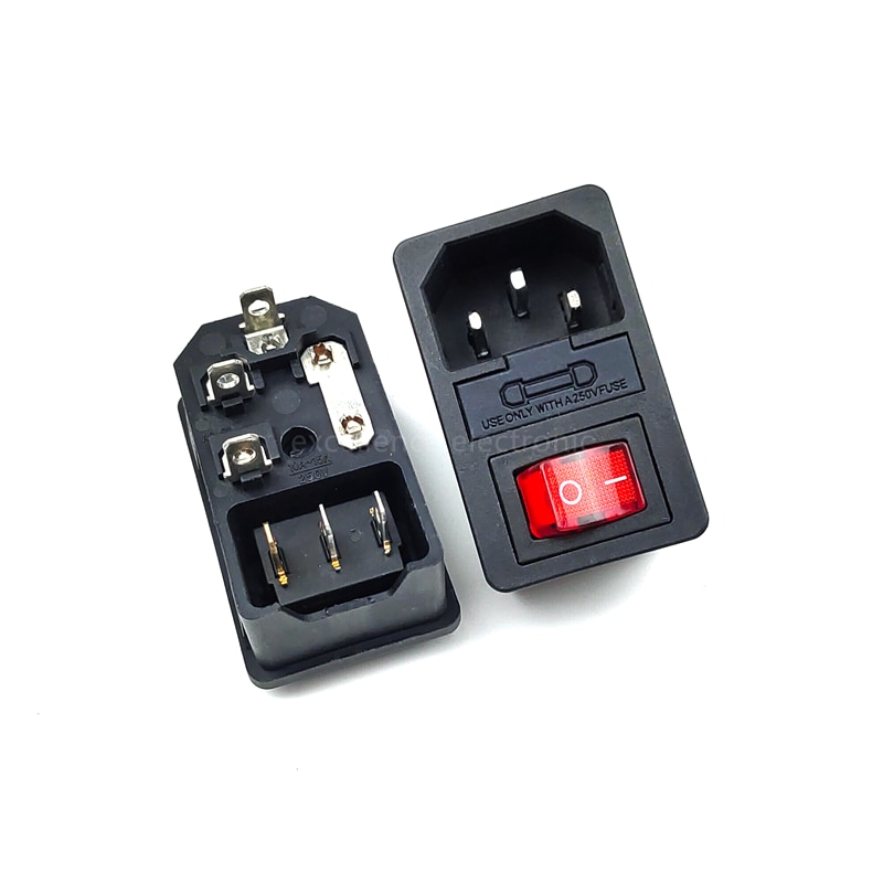 

Розетка с выключателем и предохранителем AC Power Socket