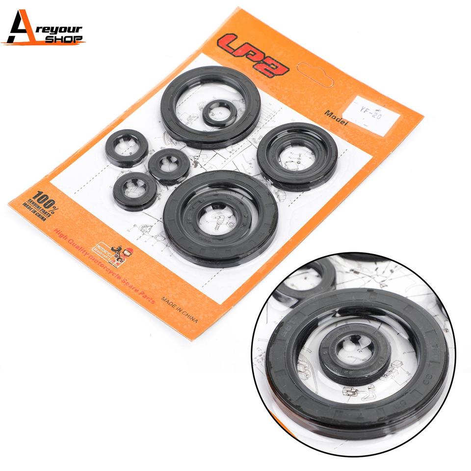 

Areyourshop для Honda CRF450X CRF 450X 2005-2009 2006 2007 2008 2012-2017 комплект уплотнений для масла двигателя 9 шт. уплотнений