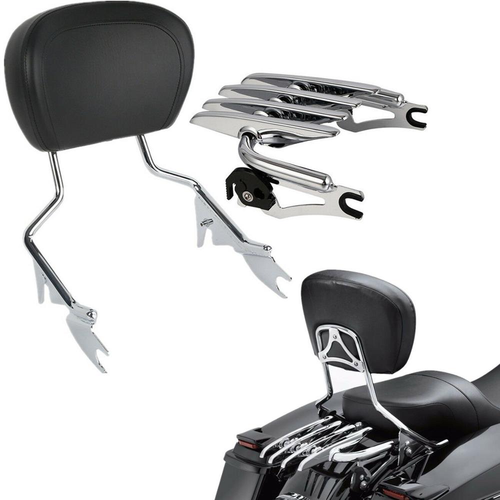 

Мотоциклетная спинка, багажник, стыковочный комплект для Harley Touring Road King Road Glide Electra Glide 2009-2024