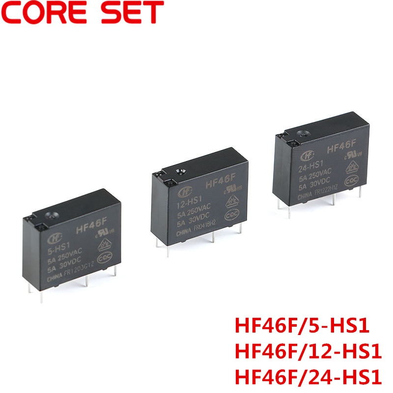 

Силовые реле Your Cee HF46F 5/12/24-HS1