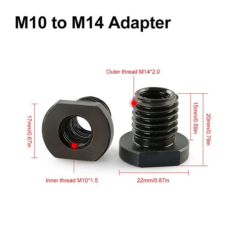 

Адаптер для угловой шлифовальной машины M10-M14-M16