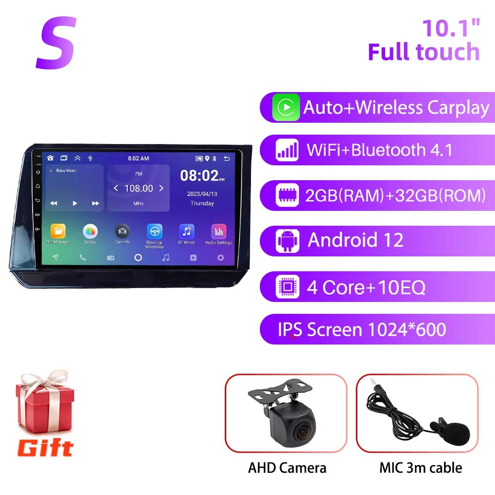 

Автомагнитола 2 Din, Android, для Nissan Note 2021 2022, радио, сенсорный экран, Carplay, GPS, Wi-Fi, 4G, навигация, Авторадио, головное устройство