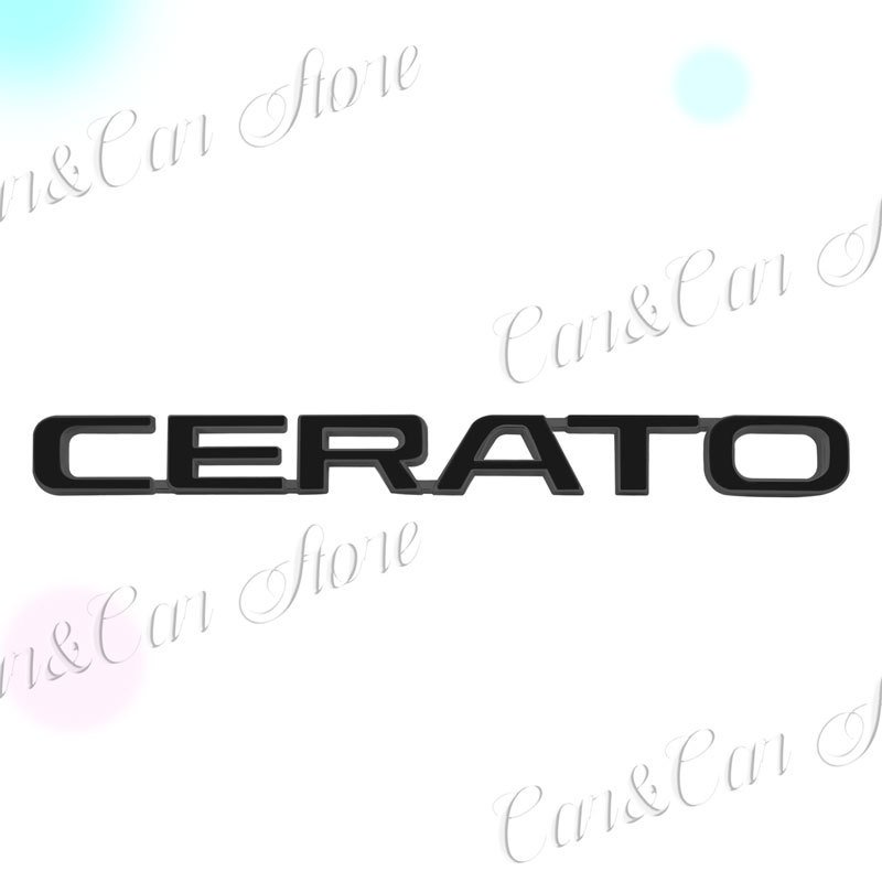 

3D хромированный металлический логотип CERATO, автомобильный брызговик, боковой задний багажник, аксессуары для стайлинга